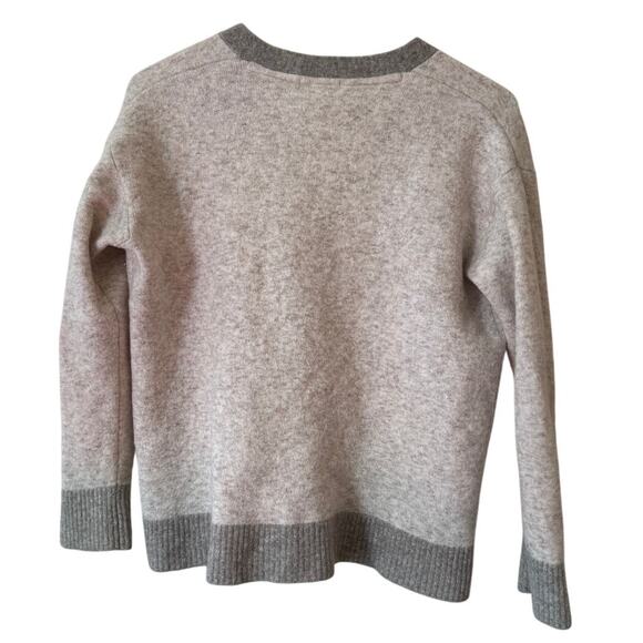 Athleta Westlake Cardigan Womens L Gray Merino Wool - Picture 3 of 6
